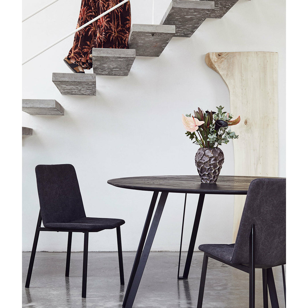 Muubs Vase Soil - Chocolade - Keramik - H: 21,5 Ø: 18 cm - DesignGaragen.dk.