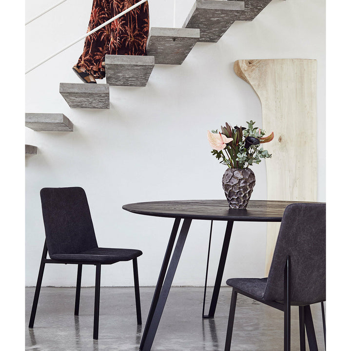 Muubs Vase Soil - Chocolade - Keramik - H: 21,5 Ø: 18 cm - DesignGaragen.dk.
