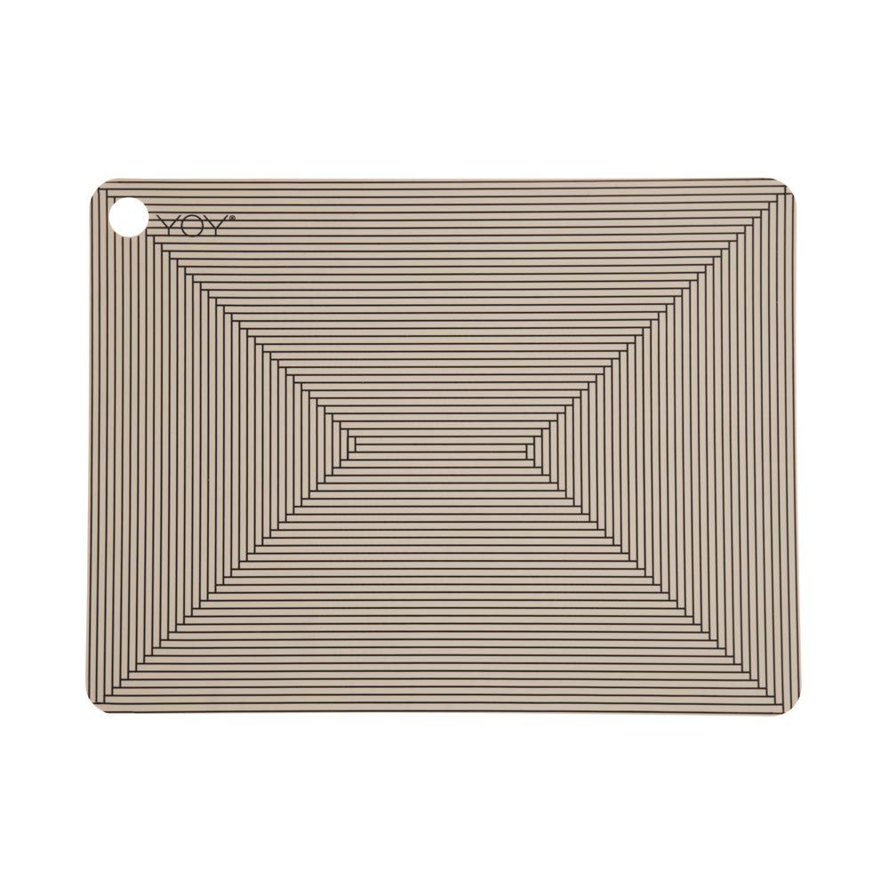 OYOY LIVING Dækkeserviet Futo - Pakke med 2 - Clay