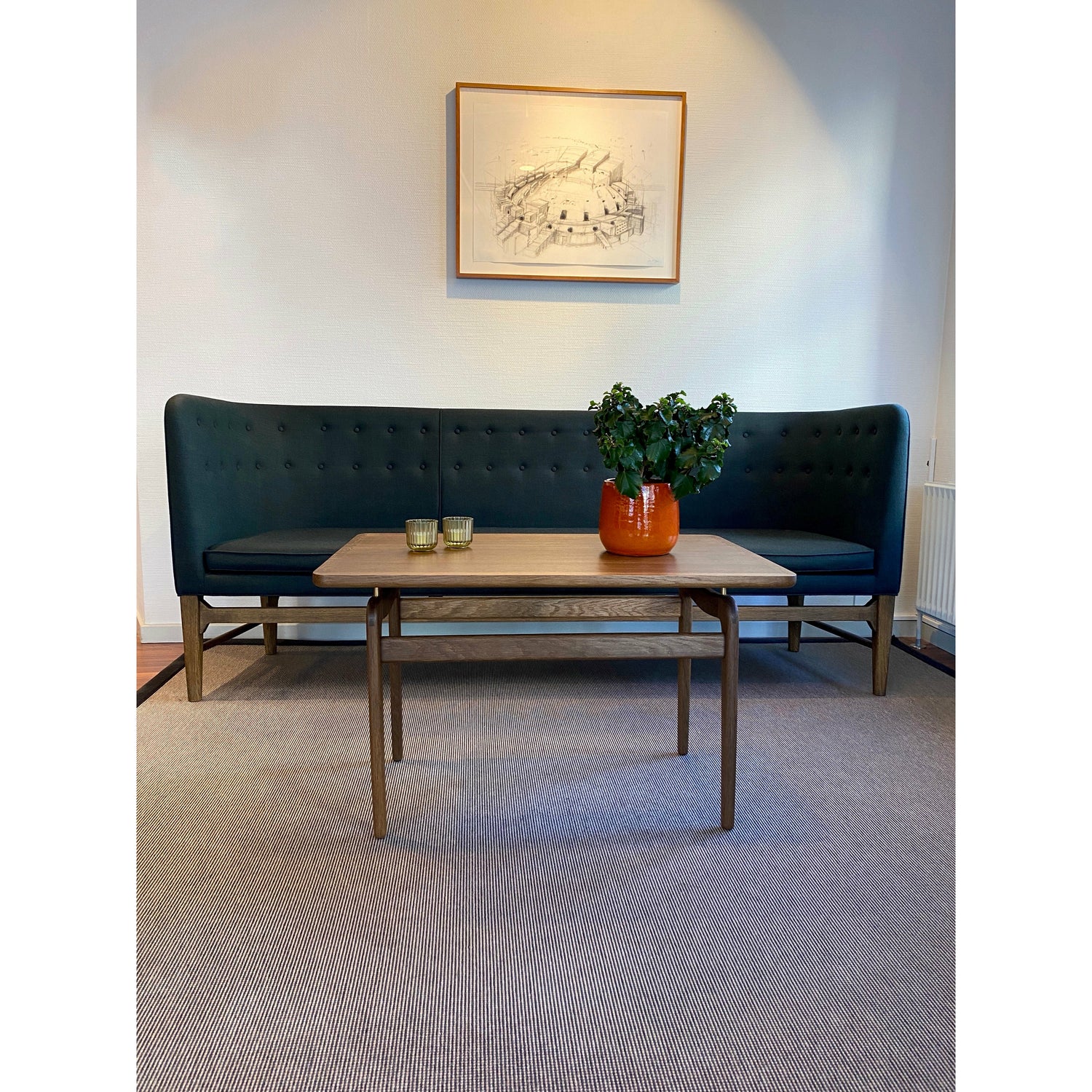 Langbo Float Coffee Table - White Oiled Oak