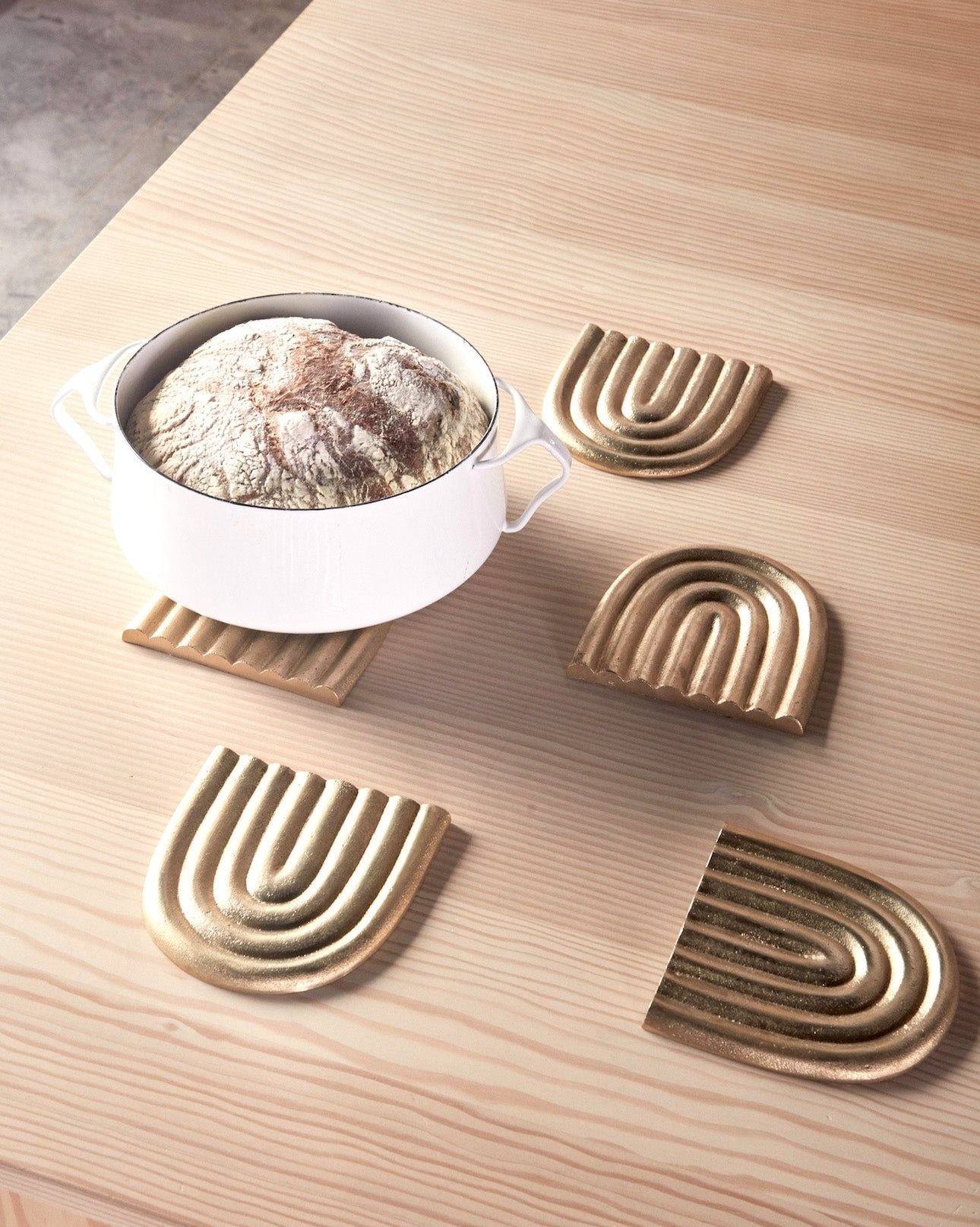 OYOY LIVING Rainbow Trivet Solid Brass