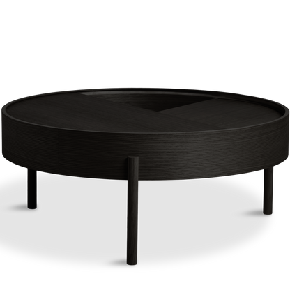 WOUD -  Arc coffee table (89 cm) - Black