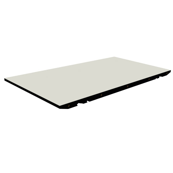 T1 tillægsplade til Andersen T1 spisebord - hvid laminat K1040 - 50x95 cm
