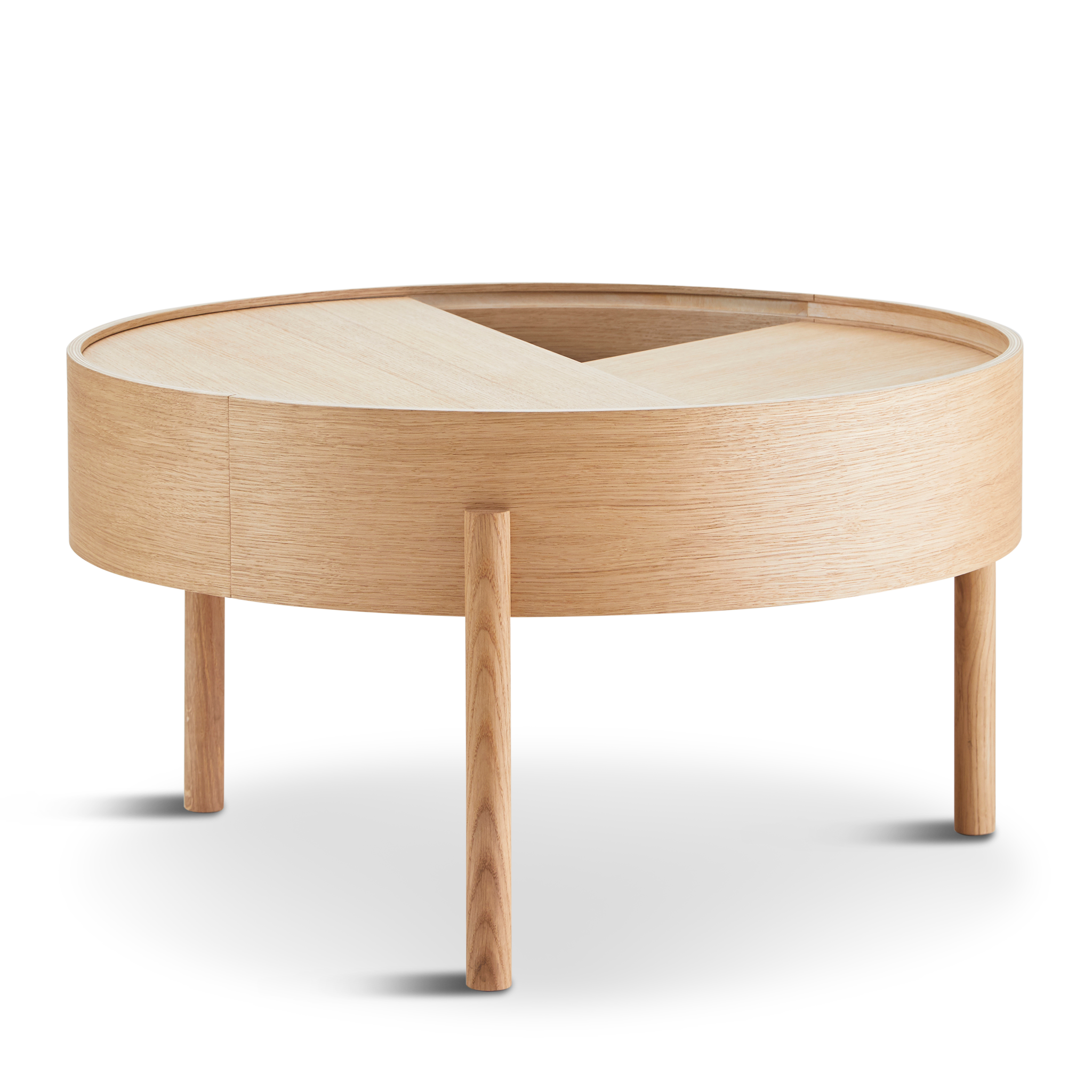 WOUD - Arc coffee table (66 cm) - Oiled oak - WOUD - DesignGaragen.dk