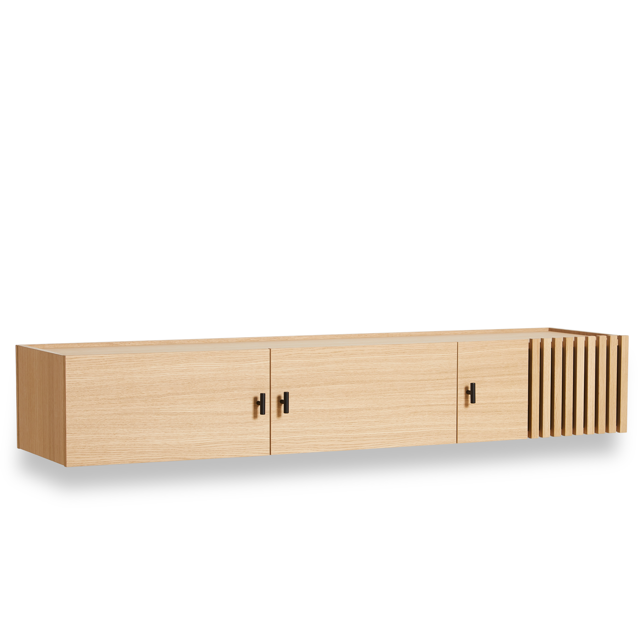 WOUD - Array wall-mounted sideboard (150 cm) - White pigmented oak - WOUD - DesignGaragen.dk