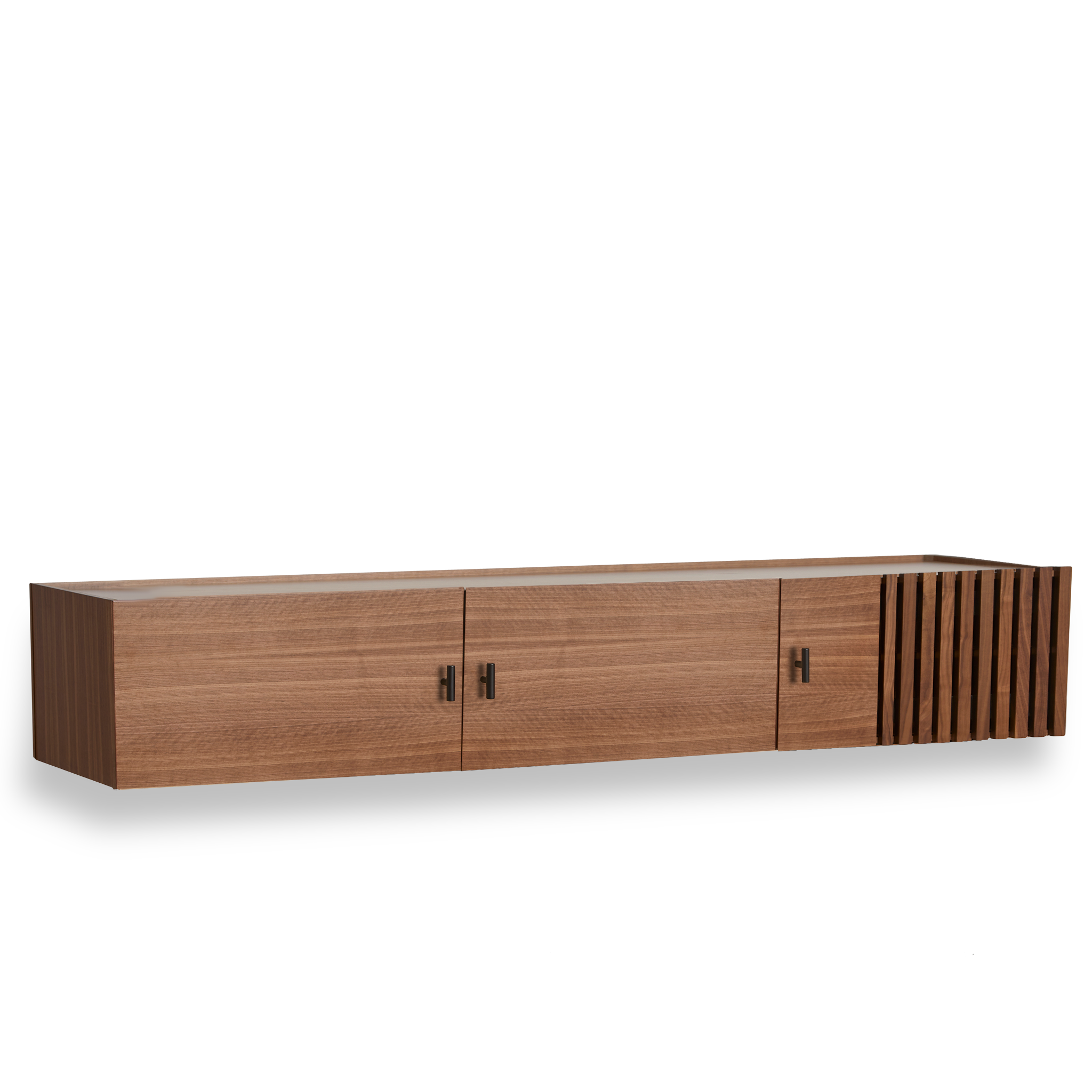 WOUD -  Array wall-mounted sideboard (150 cm) - Walnut