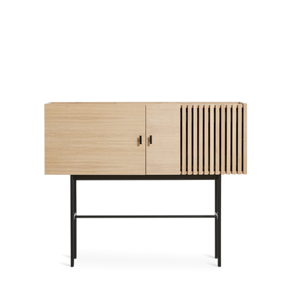 WOUD -  Array sideboard (120 cm) - White pigmented oak