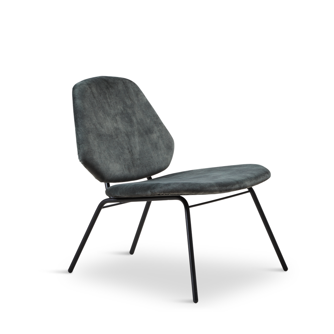 WOUD - Lean lounge chair - Dusty green - WOUD - DesignGaragen.dk