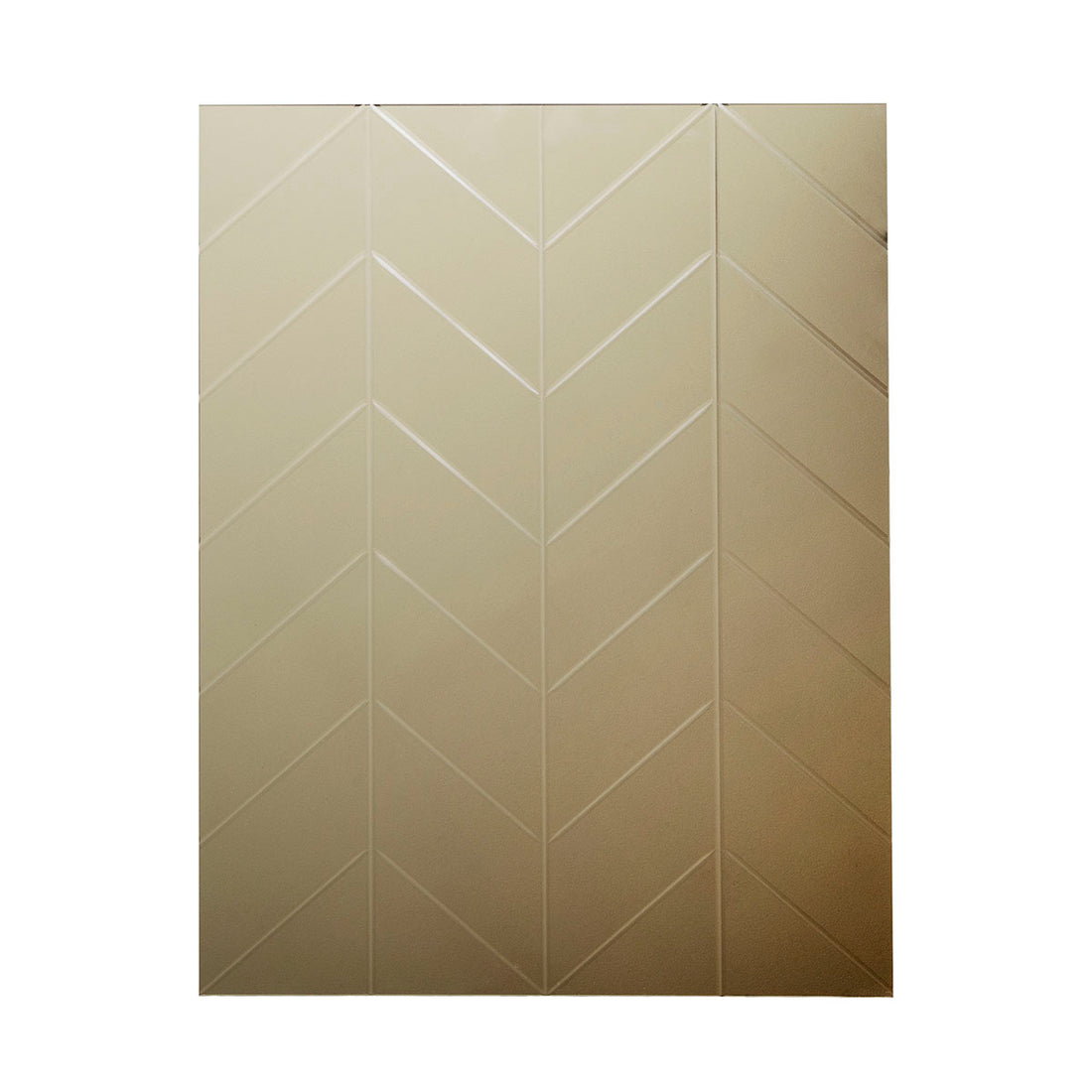 HERRINGBONE spejl 50x70 cm - Bronze