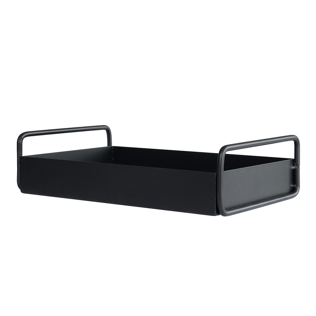 BOX bakke sort jern - 32x20 cm