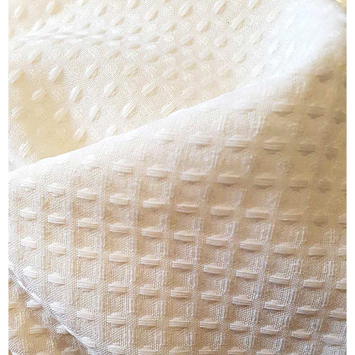 WAFFLE badeforhæng beige - 180x200 cm