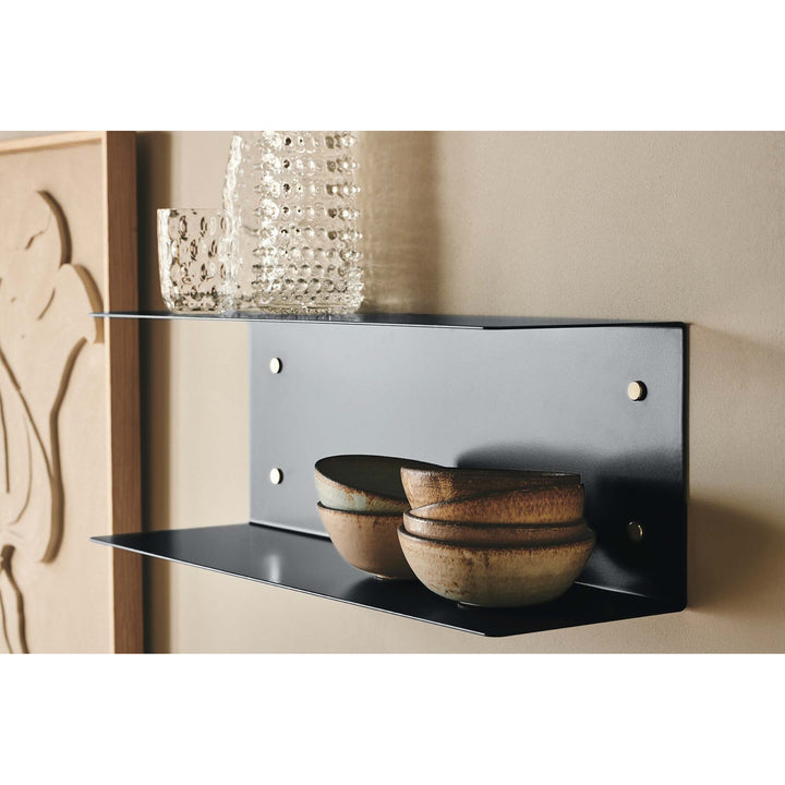 DETAIL metal hylde i sort - 60 cm