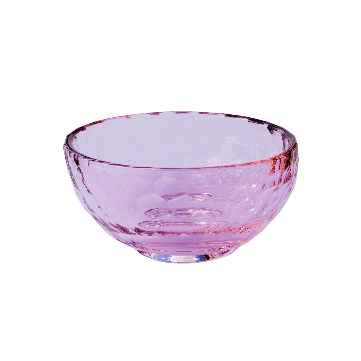 STORM krystal skål Ø12 cm - Pink