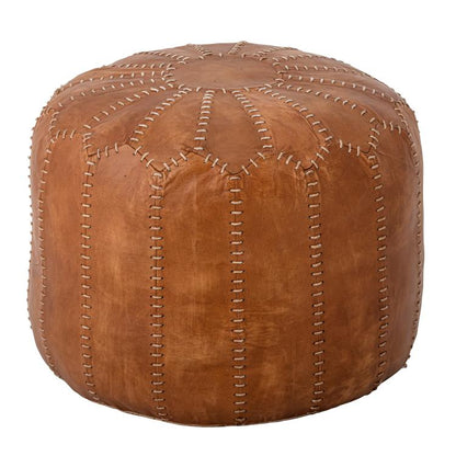 Bloomingville - Coby puf, fodskammel, sædehynde, gedeskind B60xH35  cm