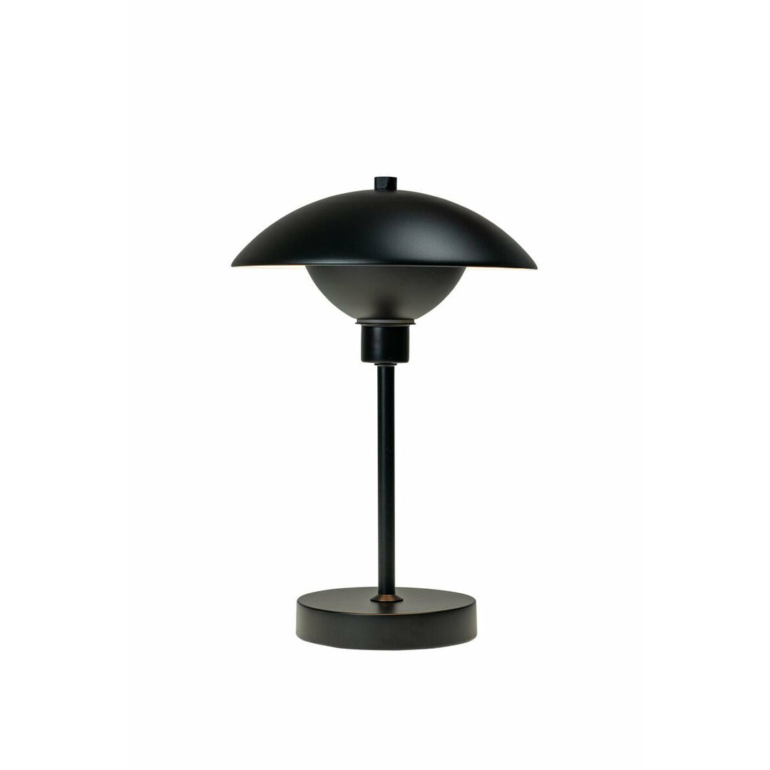Dyberg Larsen Roma bordlampe sort - Ø20xH30cm - DesignGaragen.dk.
