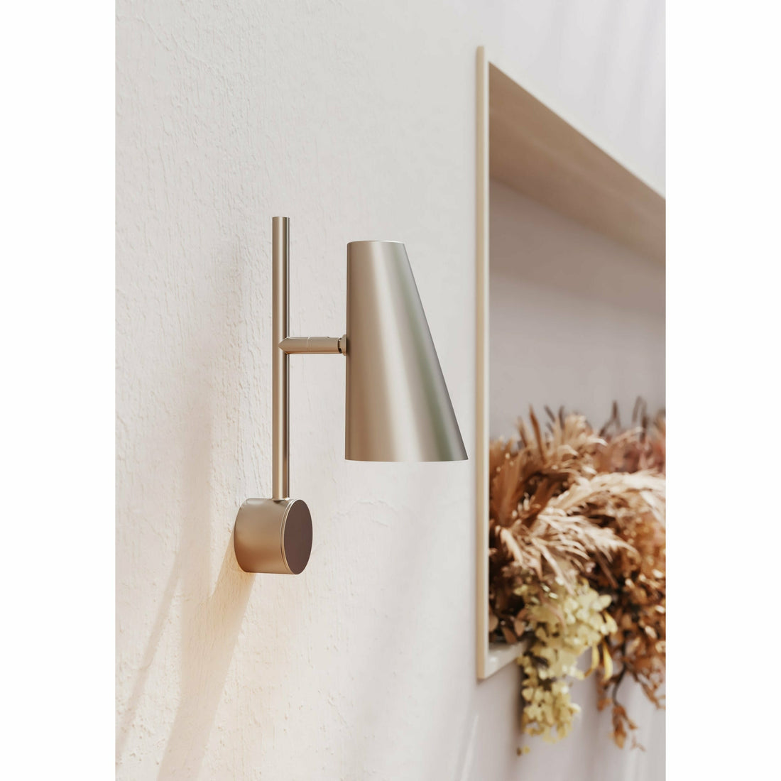 WOUD -  Cono wall lamp - Satin