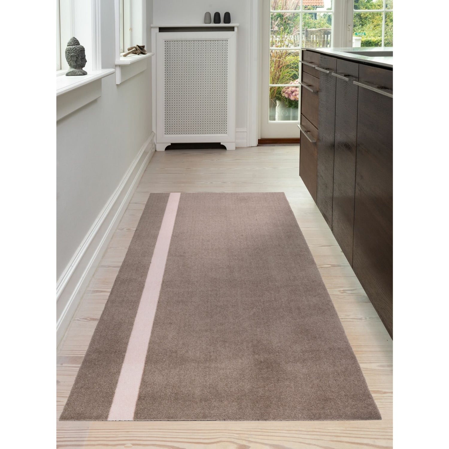 STRIPES VERTIKAL - SAND/LYS ROSE