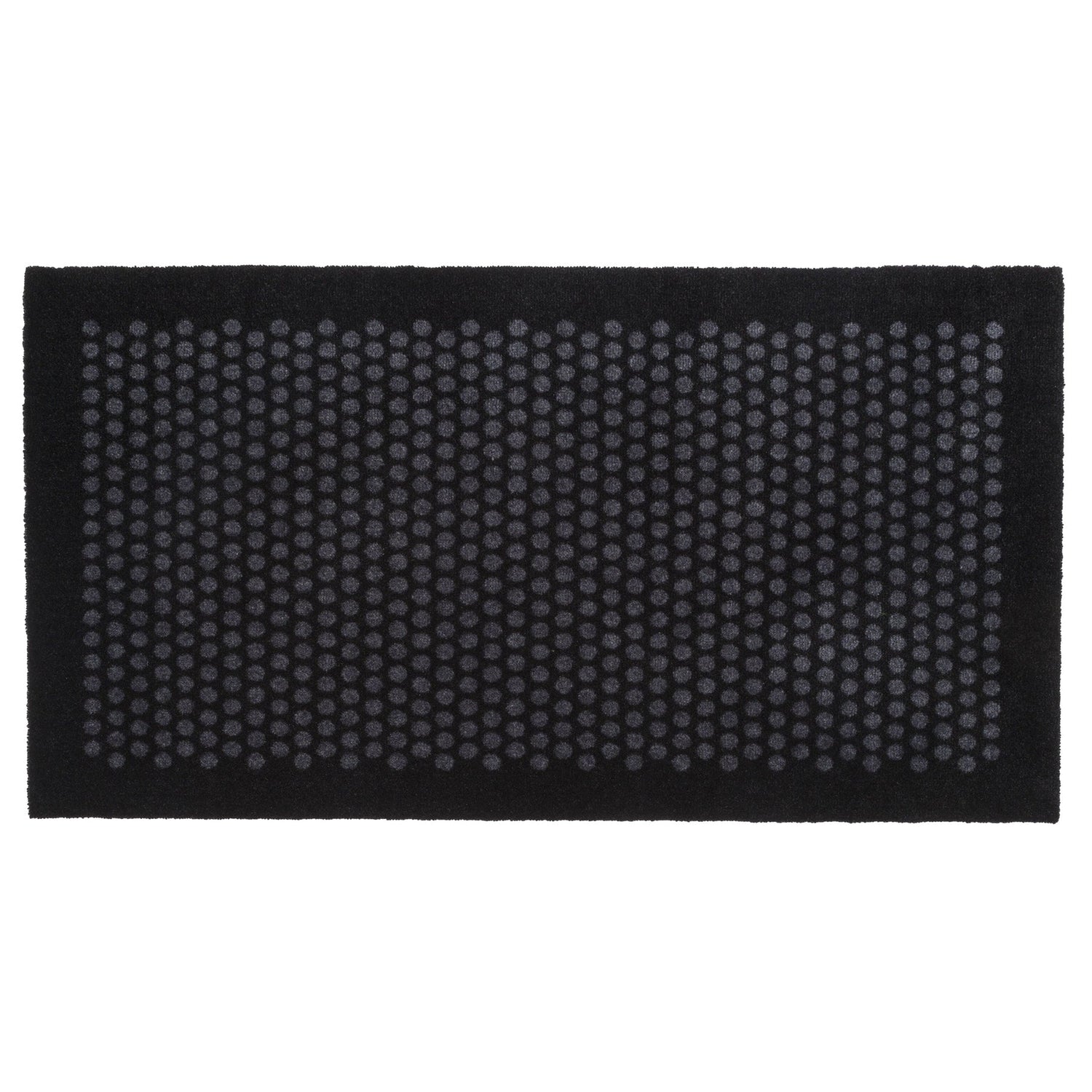GULVMÅTTE 67 x 120 CM - DOTS/BLACK GREY - Tica Copenhagen - DesignGaragen.dk