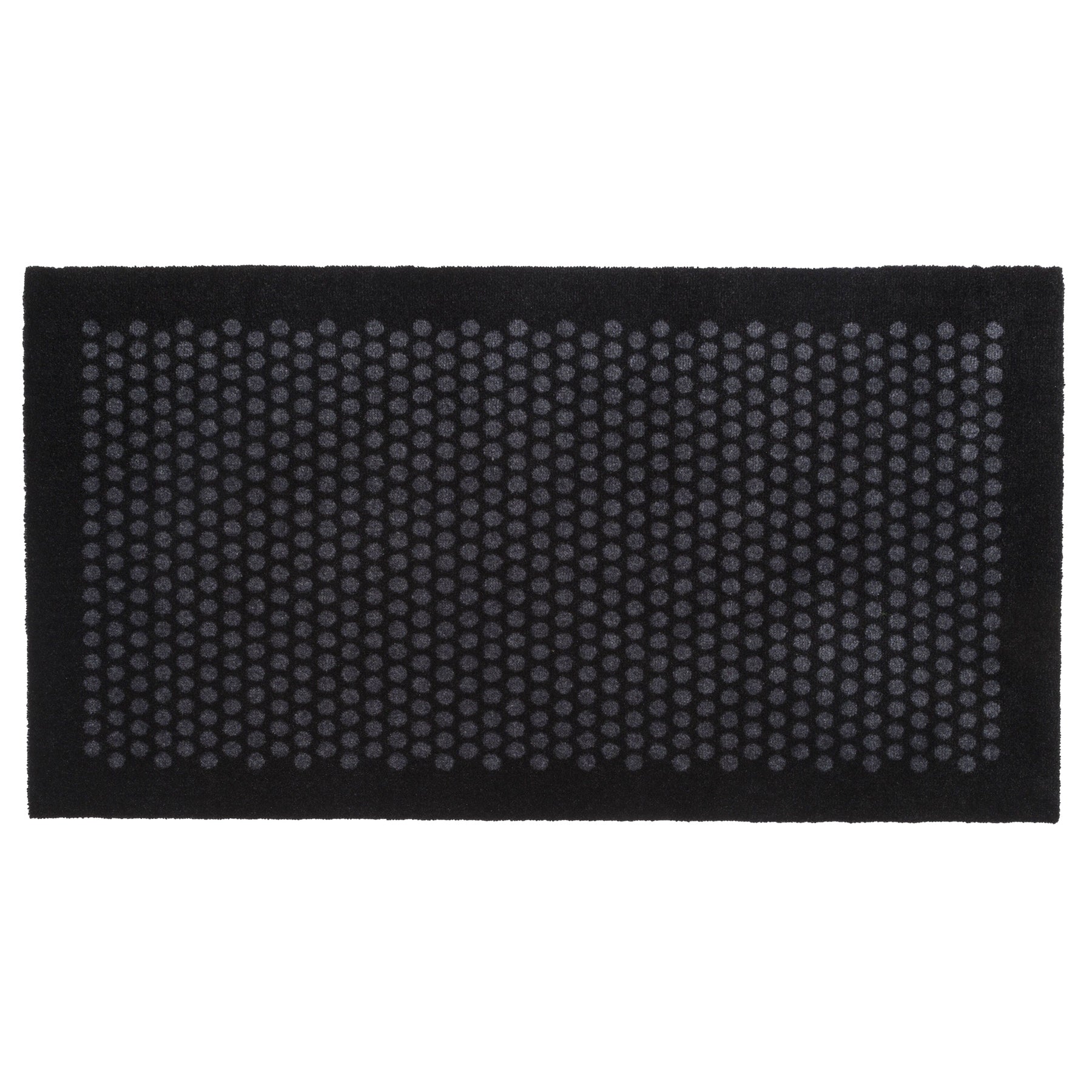 GULVMÅTTE 67 x 120 CM - DOTS/BLACK GREY - Tica Copenhagen - DesignGaragen.dk