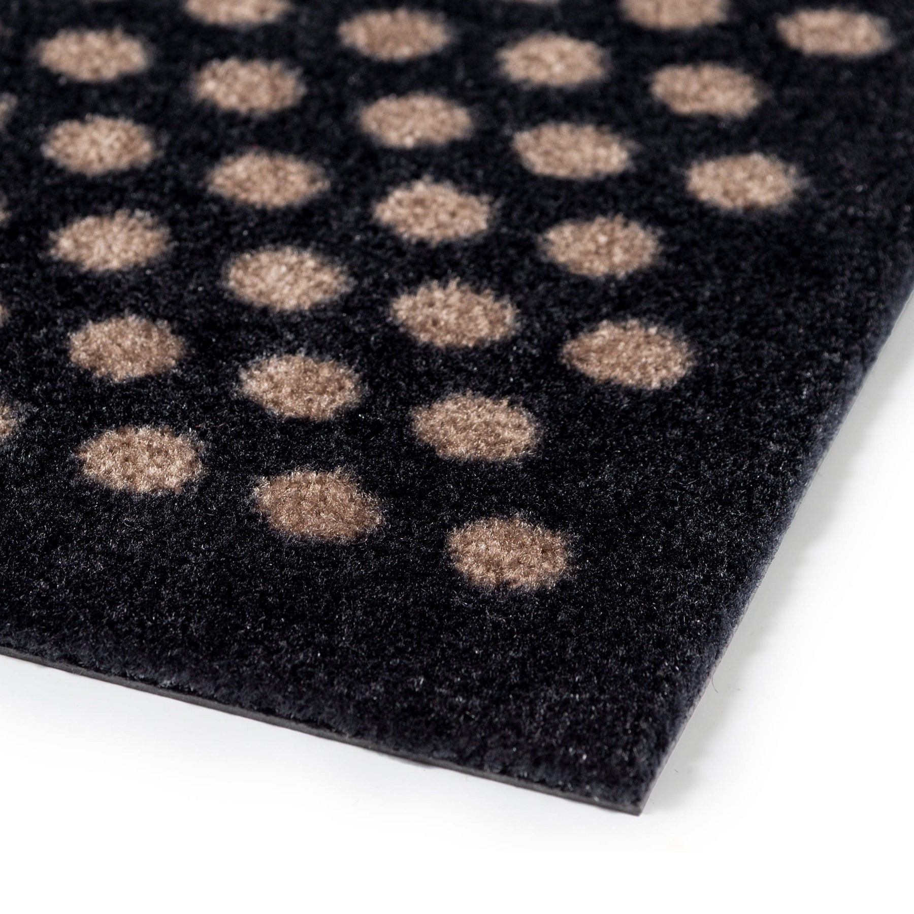 GULVMÅTTE 60 x 90 CM - DOTS/BLACK SAND