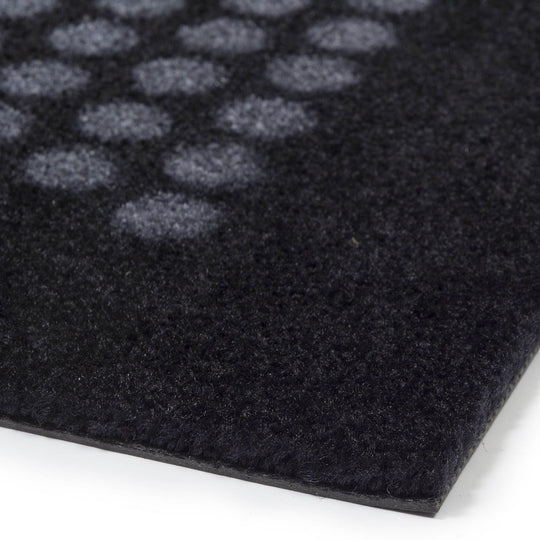 GULVMÅTTE 67 x 120 CM - DOTS/BLACK GREY - Tica Copenhagen - DesignGaragen.dk