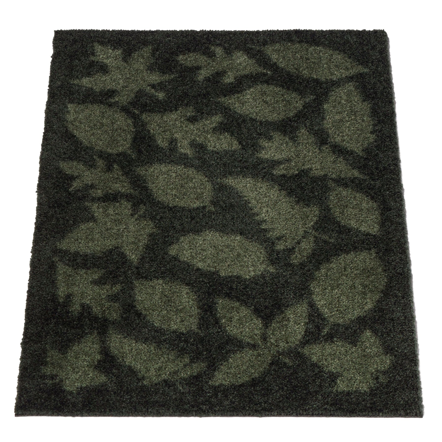 GULVMÅTTE 40 x 60 CM - LEAVES/DARK GREEN