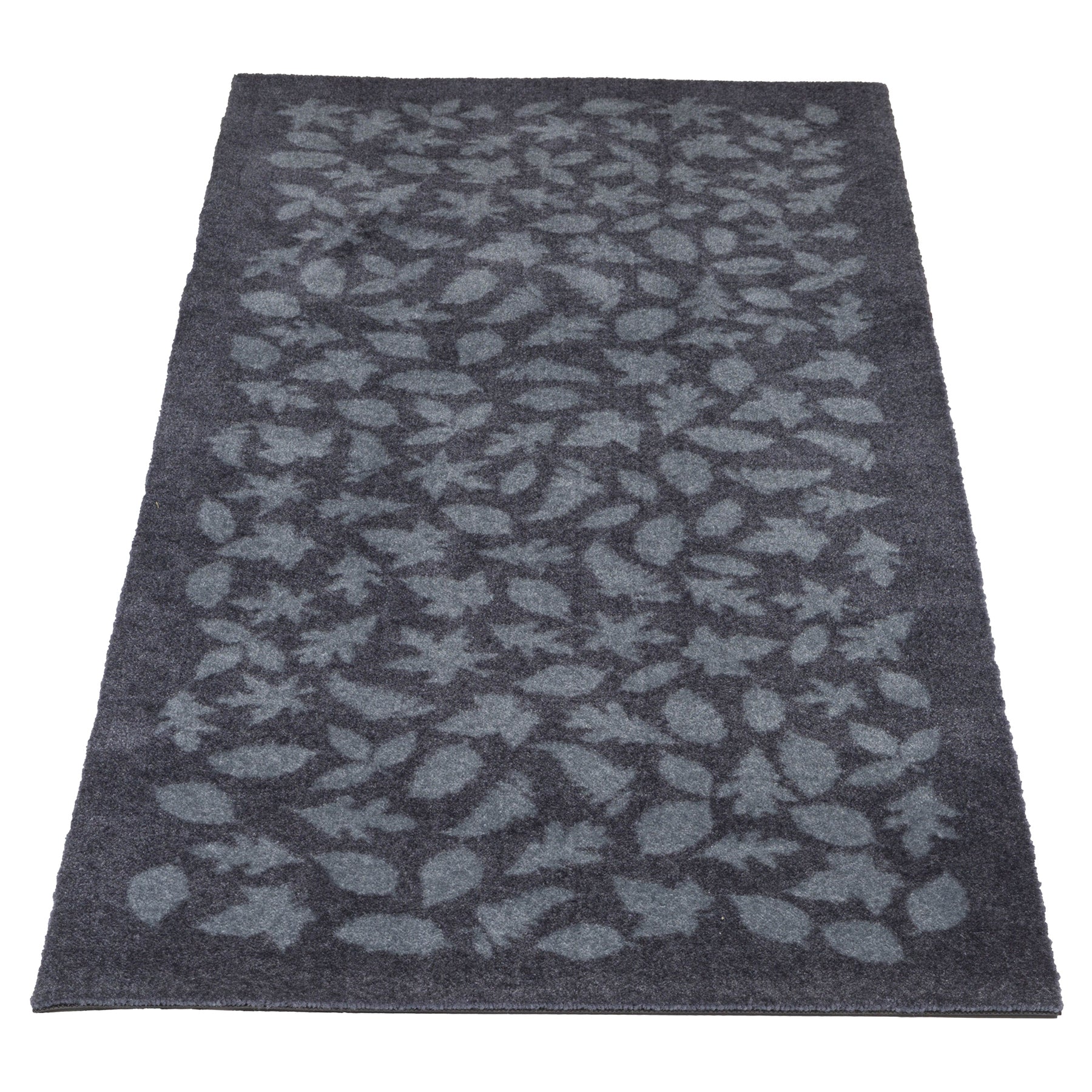 GULVMÅTTE 67 x 150 CM - LEAVES/GREY - Tica Copenhagen - DesignGaragen.dk