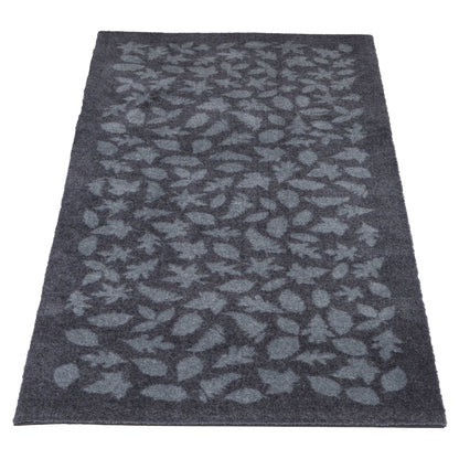 GULVMÅTTE 67 x 150 CM - LEAVES/GREY - Tica Copenhagen - DesignGaragen.dk