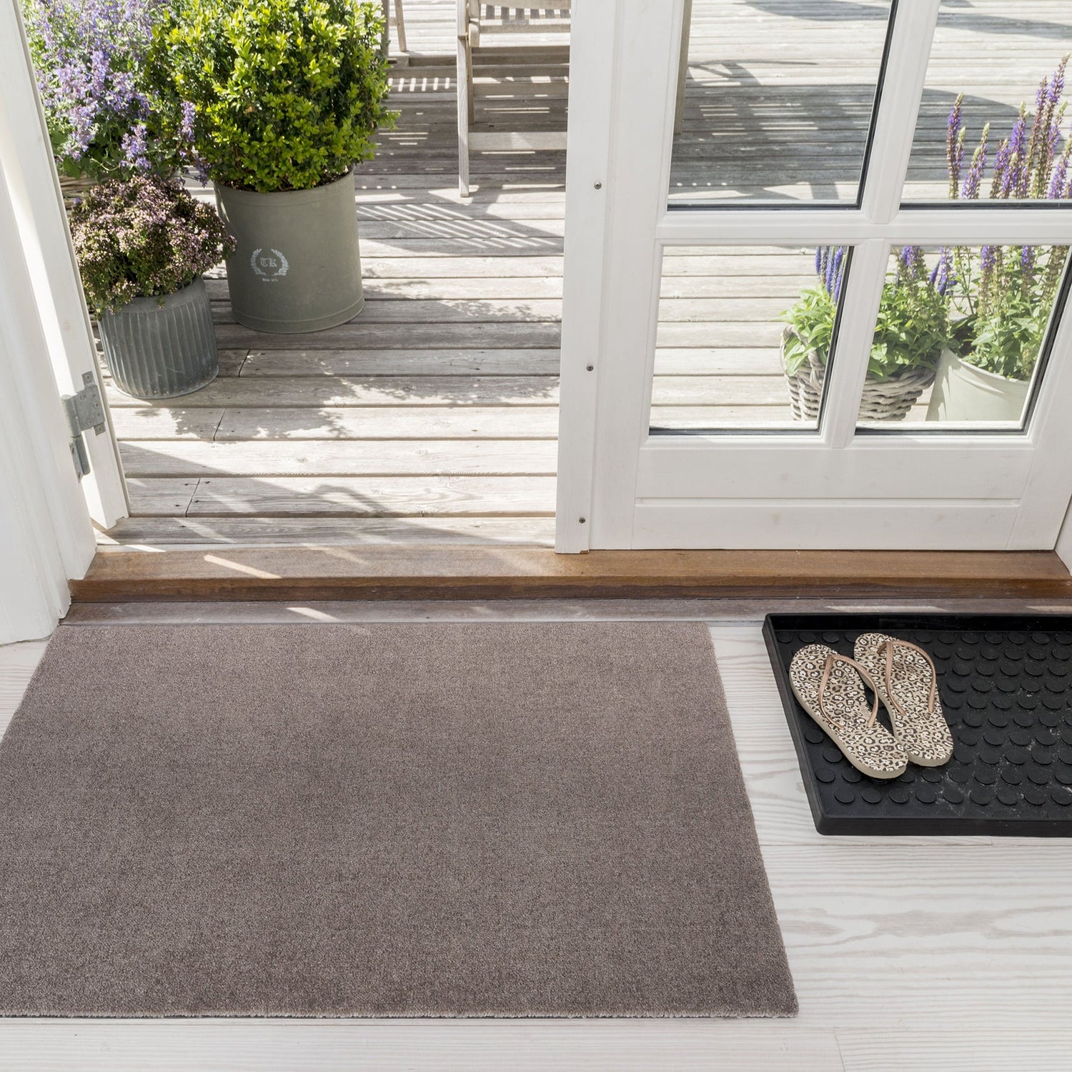 GULVMÅTTE 60 x 90 cm - UNI COLOUR/SAND - Tica Copenhagen - DesignGaragen.dk