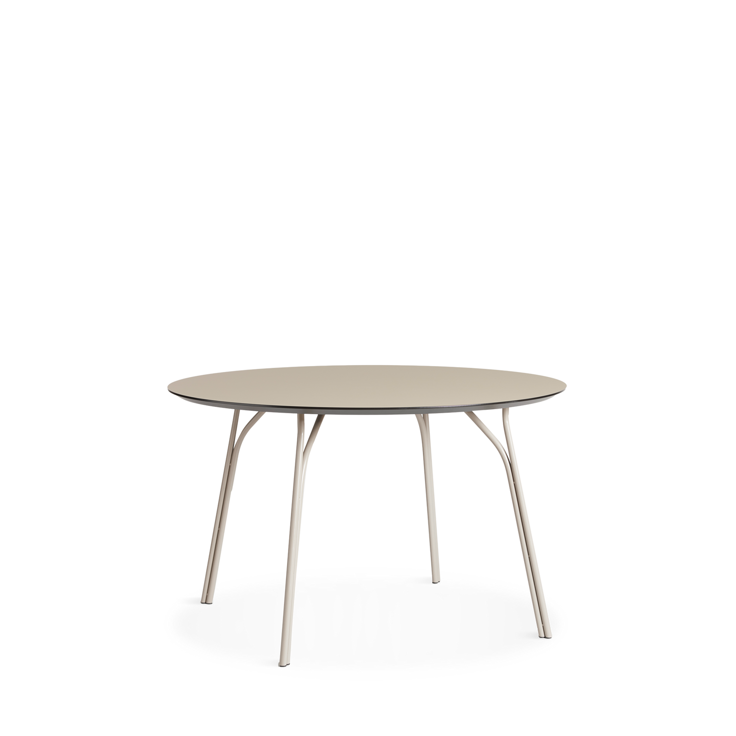 WOUD -  Tree dining table (120 cm) - Beige/beige