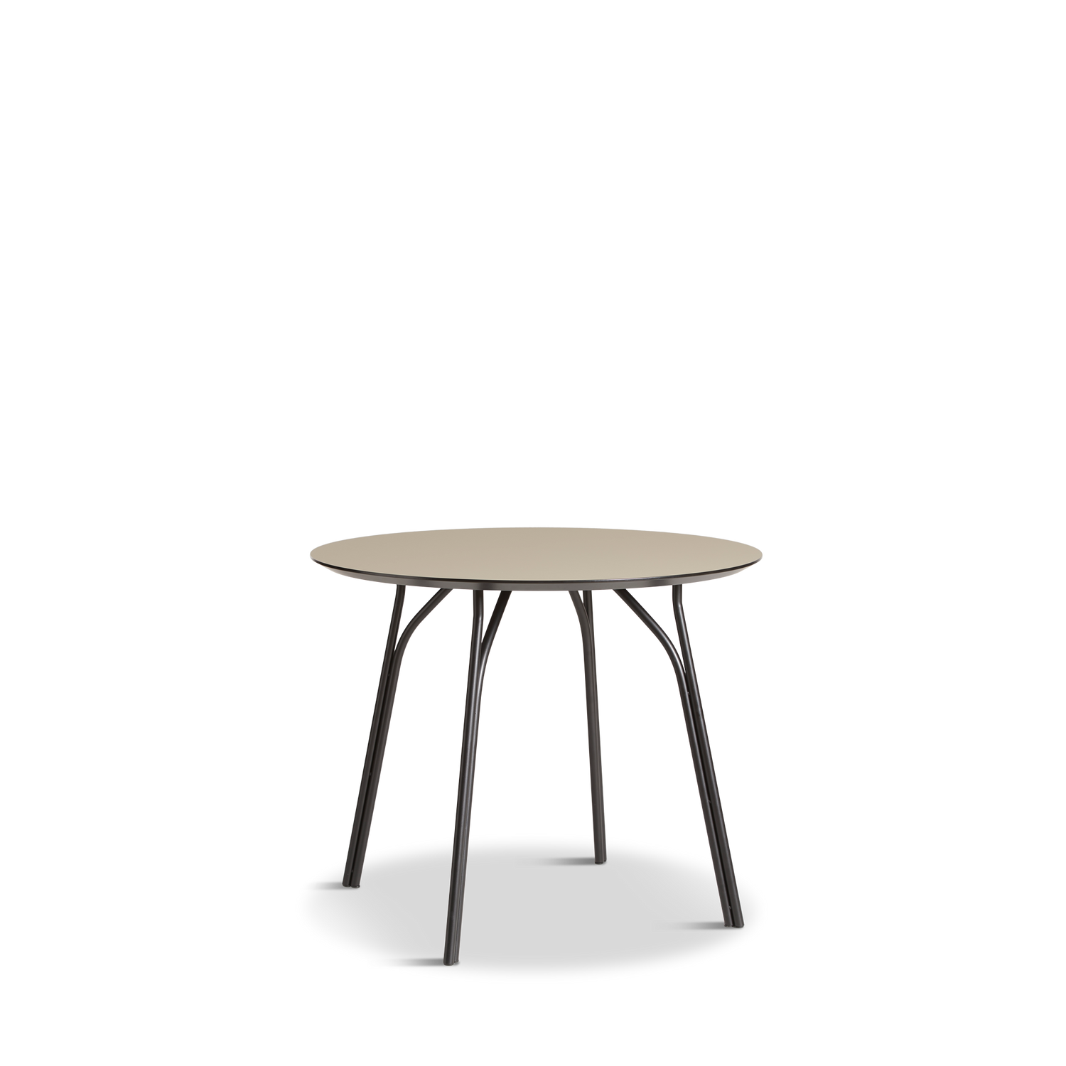 WOUD - Tree dining table (90 cm) - Beige/black - WOUD - DesignGaragen.dk