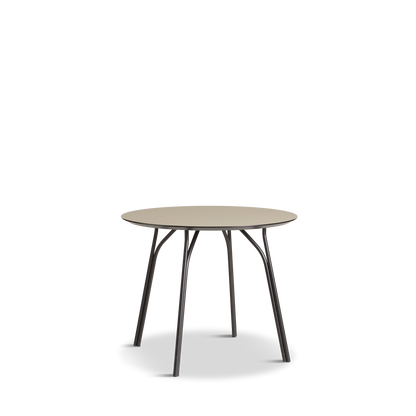 WOUD - Tree dining table (90 cm) - Beige/black - WOUD - DesignGaragen.dk