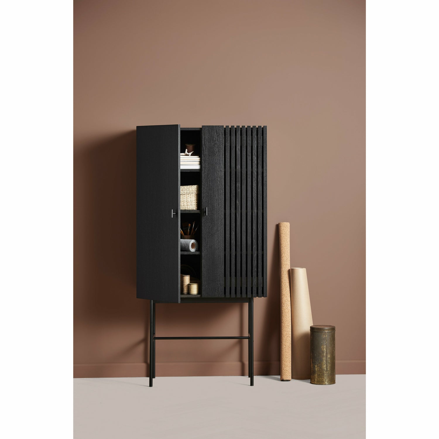 WOUD - Array highboard (80 cm) - Black - WOUD - DesignGaragen.dk