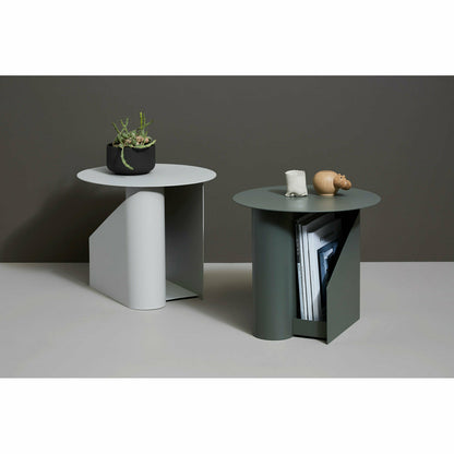 WOUD -  Sentrum side table - Dusty green