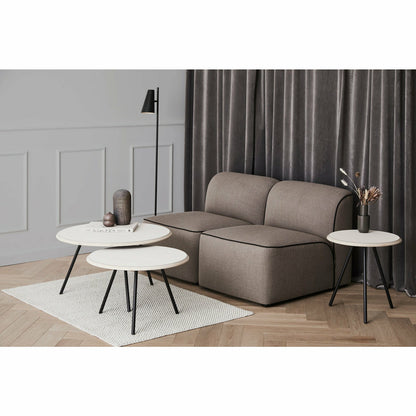 WOUD -  Soround coffee table - Beige (Ø75xH40,50)