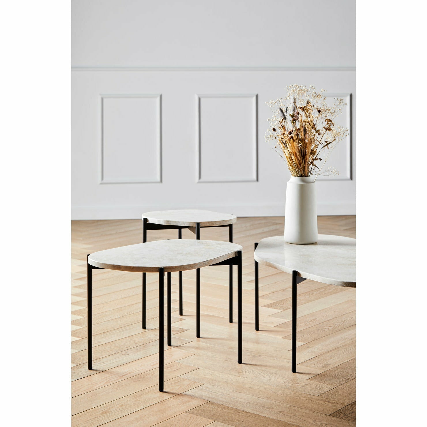 WOUD -  La Terra occasional table (Small) - Ivory