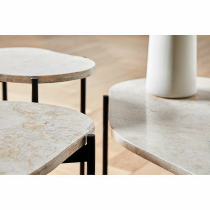 WOUD -  La Terra occasional table (Small) - Ivory