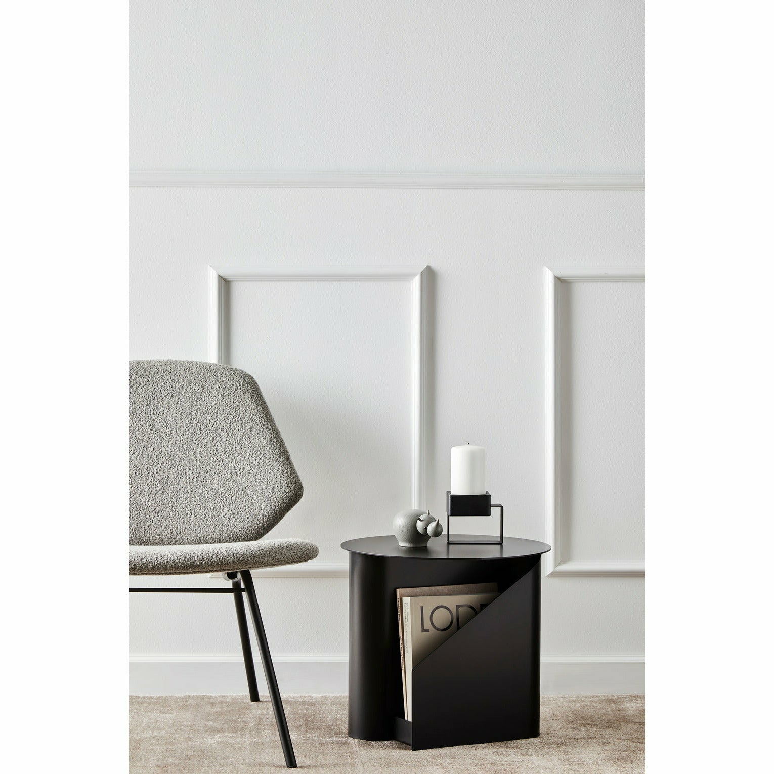 WOUD -  Sentrum side table - Black