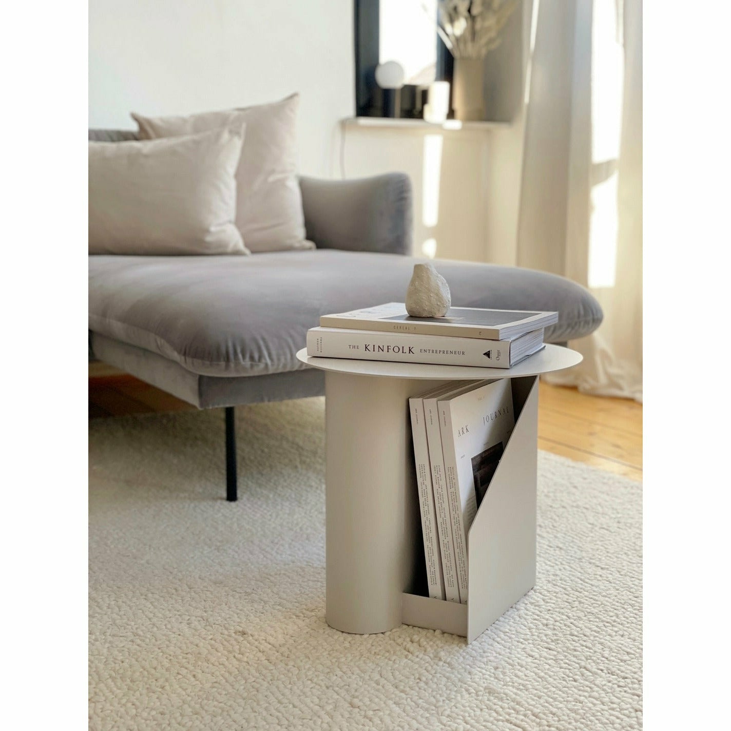 WOUD - Sentrum side table - Warm grey - WOUD - DesignGaragen.dk