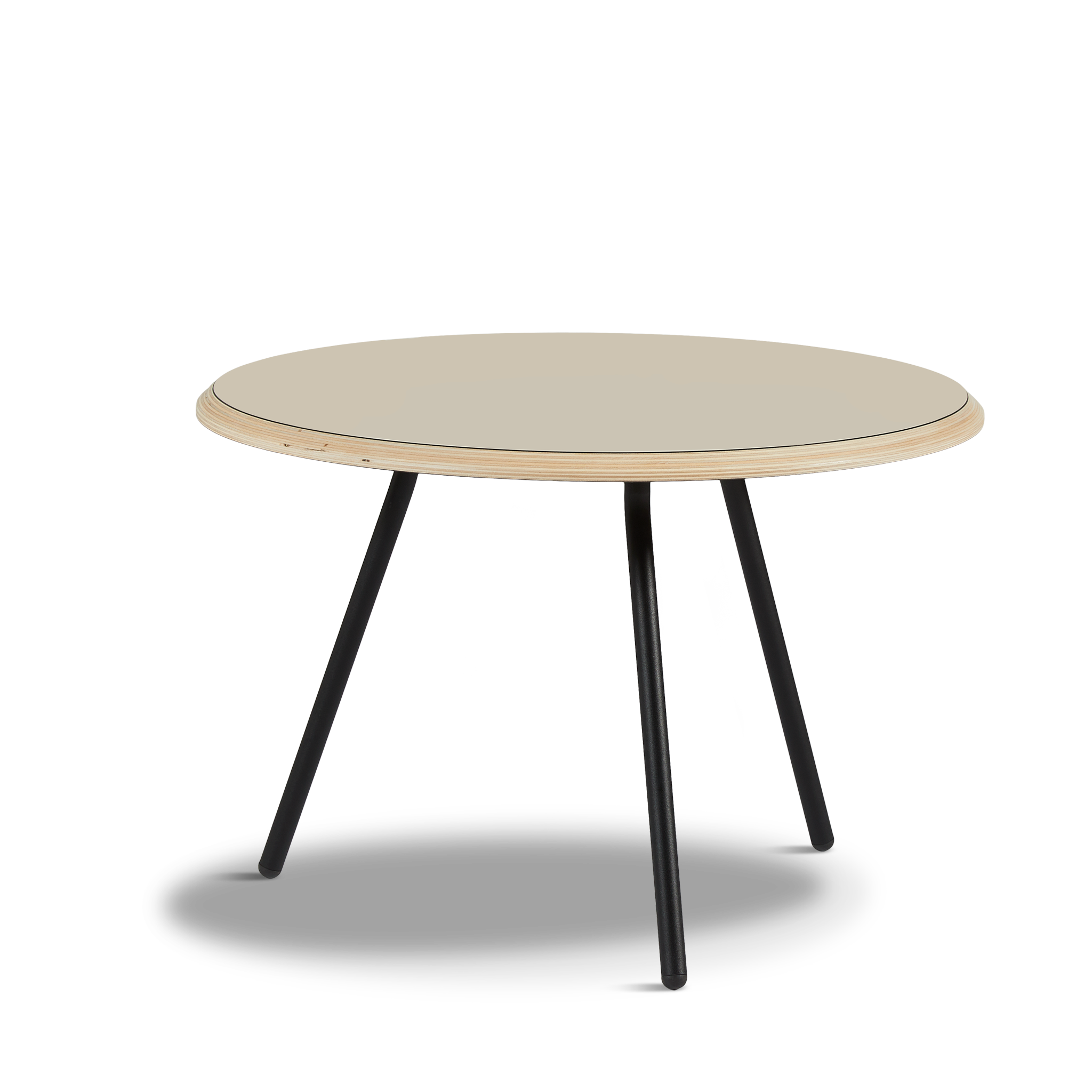 WOUD -  Soround coffee table - Beige (Ø60xH40,50)
