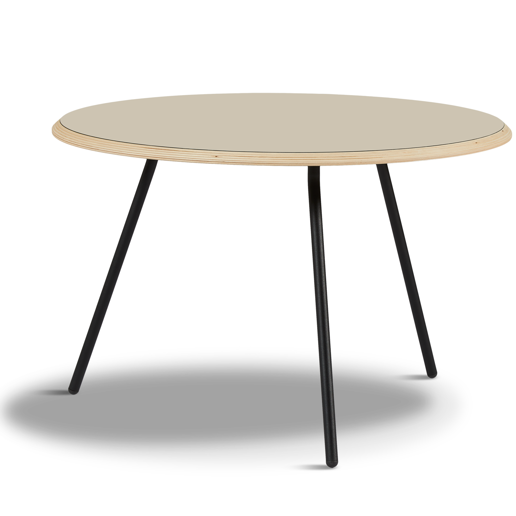 WOUD - Soround coffee table - Beige (Ø75xH49) - WOUD - DesignGaragen.dk