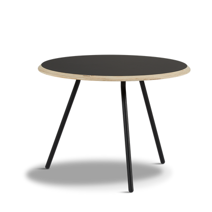 WOUD -  Soround coffee table - Black (Ø60xH44,50)