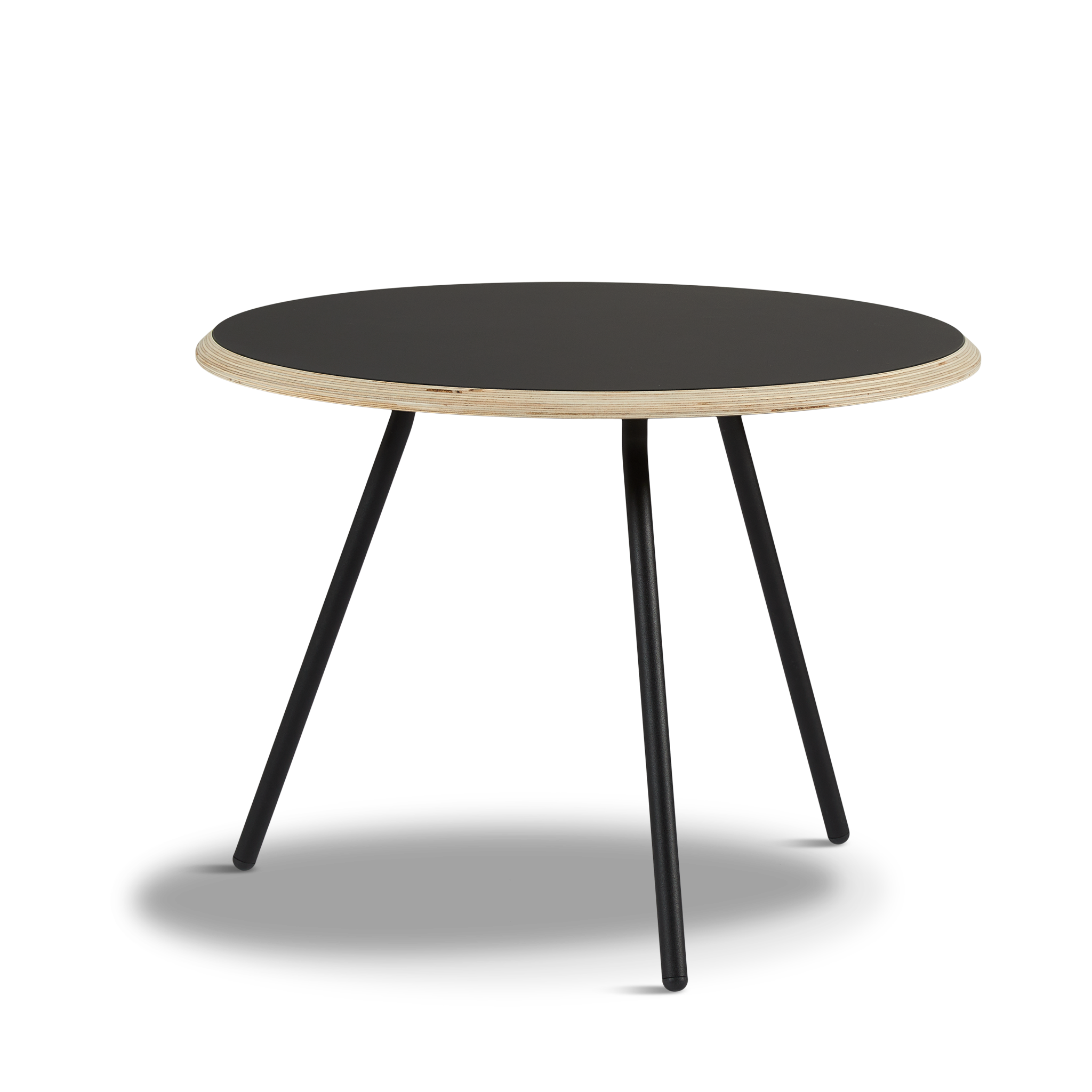 WOUD - Soround coffee table - Black (Ø60xH44,50) - WOUD - DesignGaragen.dk