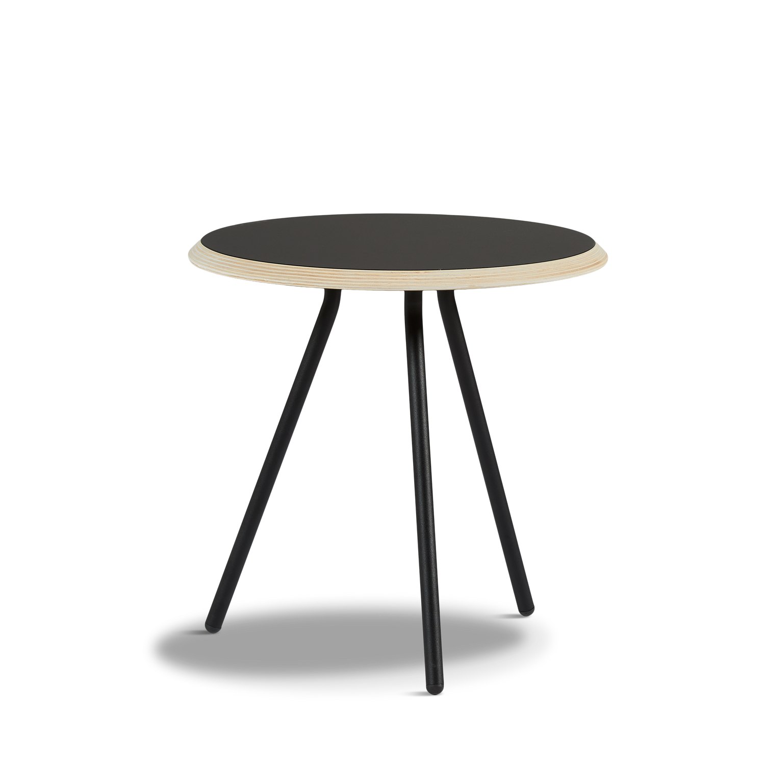 WOUD -  Soround side table - Charcoal (Ø45xH44,50)