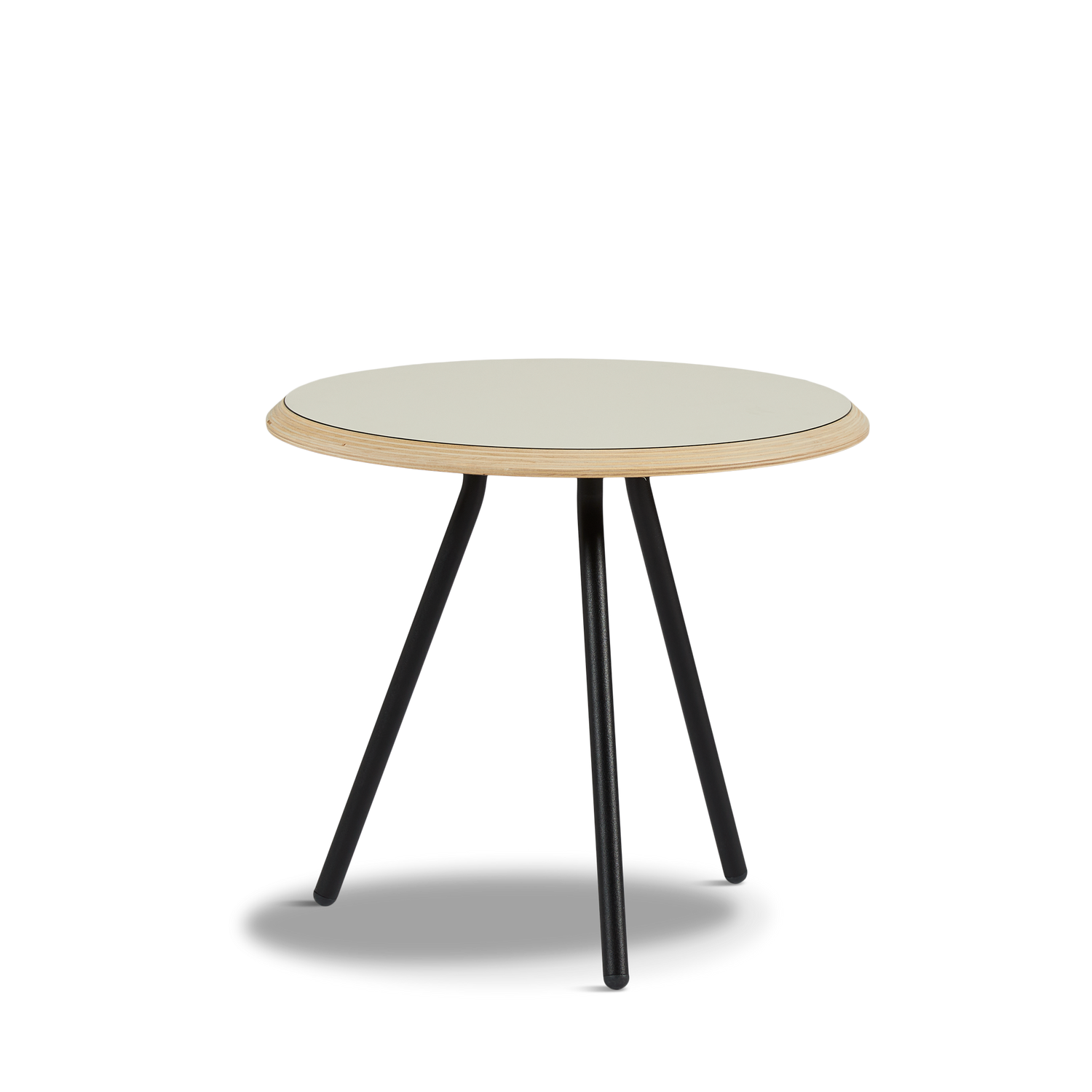 WOUD -  Soround side table - Warm grey (Ø45xH40,50)