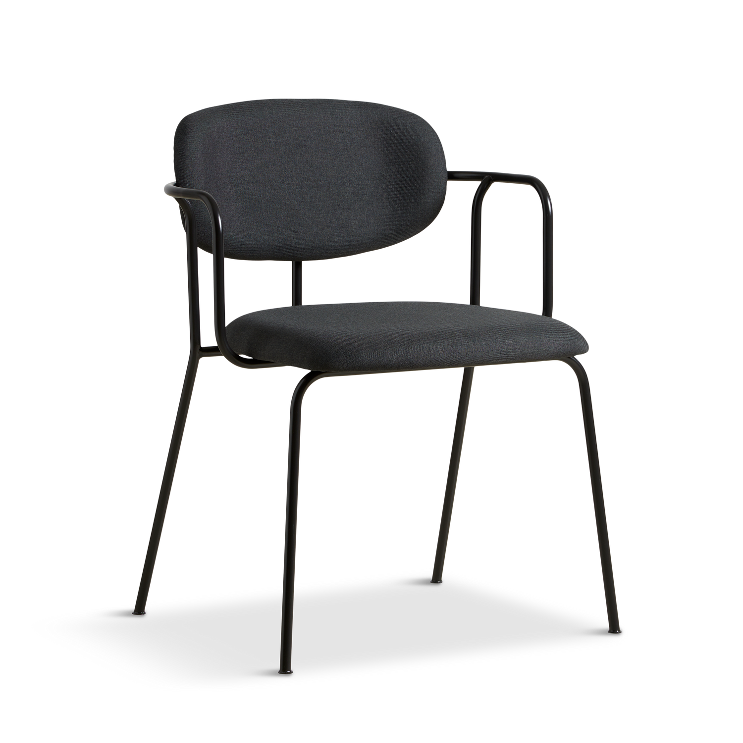 WOUD -  Frame dining chair - Dark grey