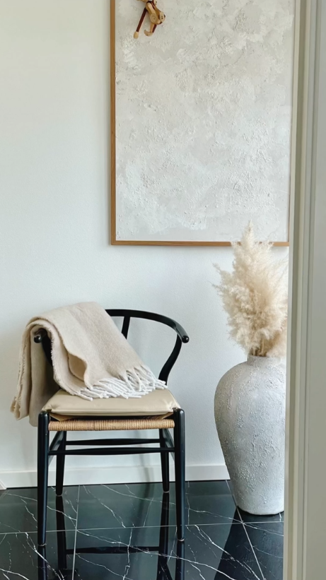Hynde til Hans J. Wegner Y-stol CH24 i - sandfarvet læder