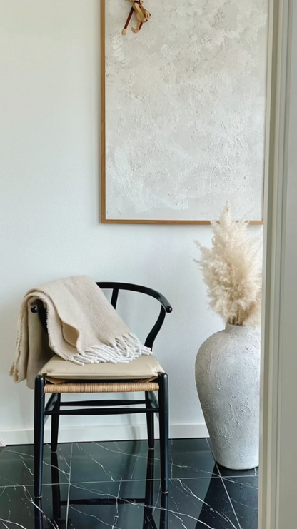 Hynde til Hans J. Wegner Y-stol CH24 i - sandfarvet læder