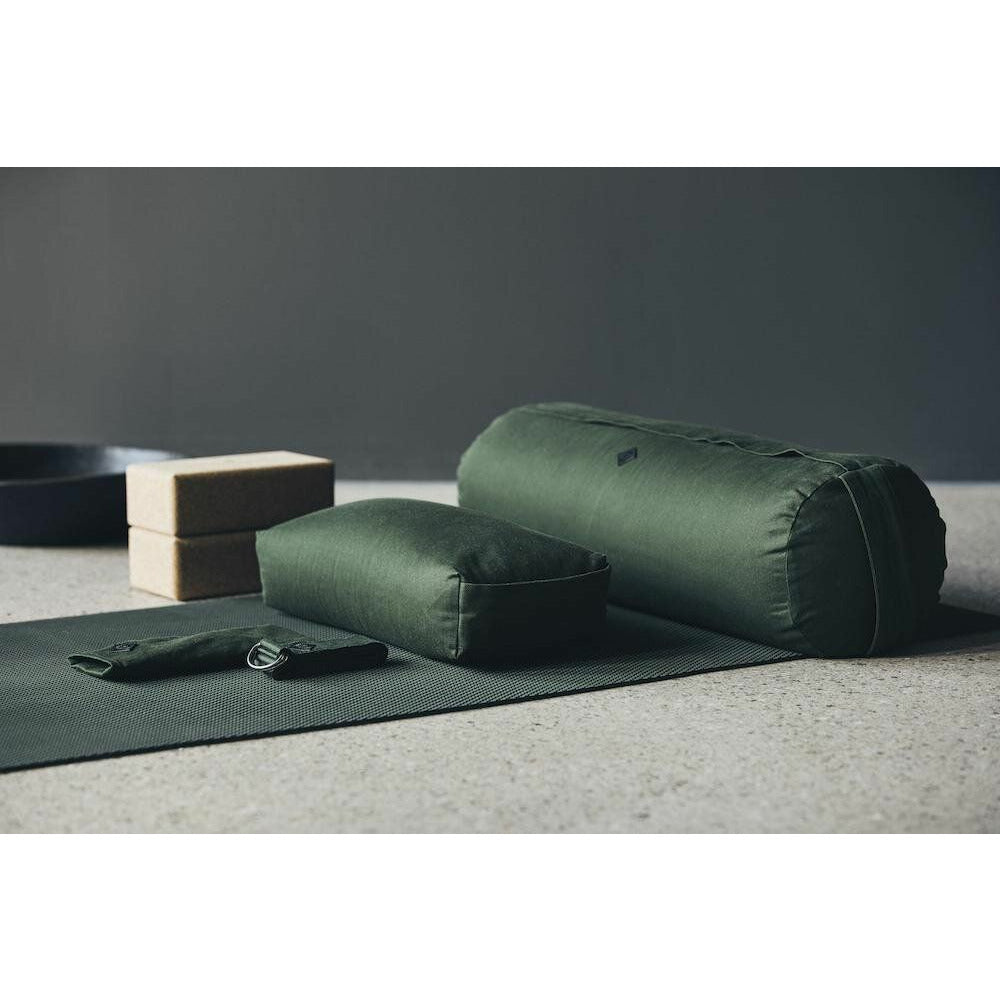 Nordal YOGA måtte i naturgummi - 60x173 cm - mørkegrøn