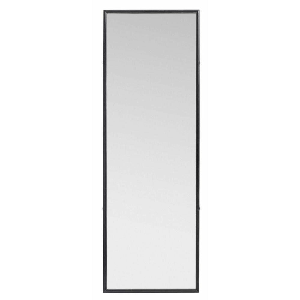 Nordal DOWNTOWN spejl med jernramme - h150 cm - sort